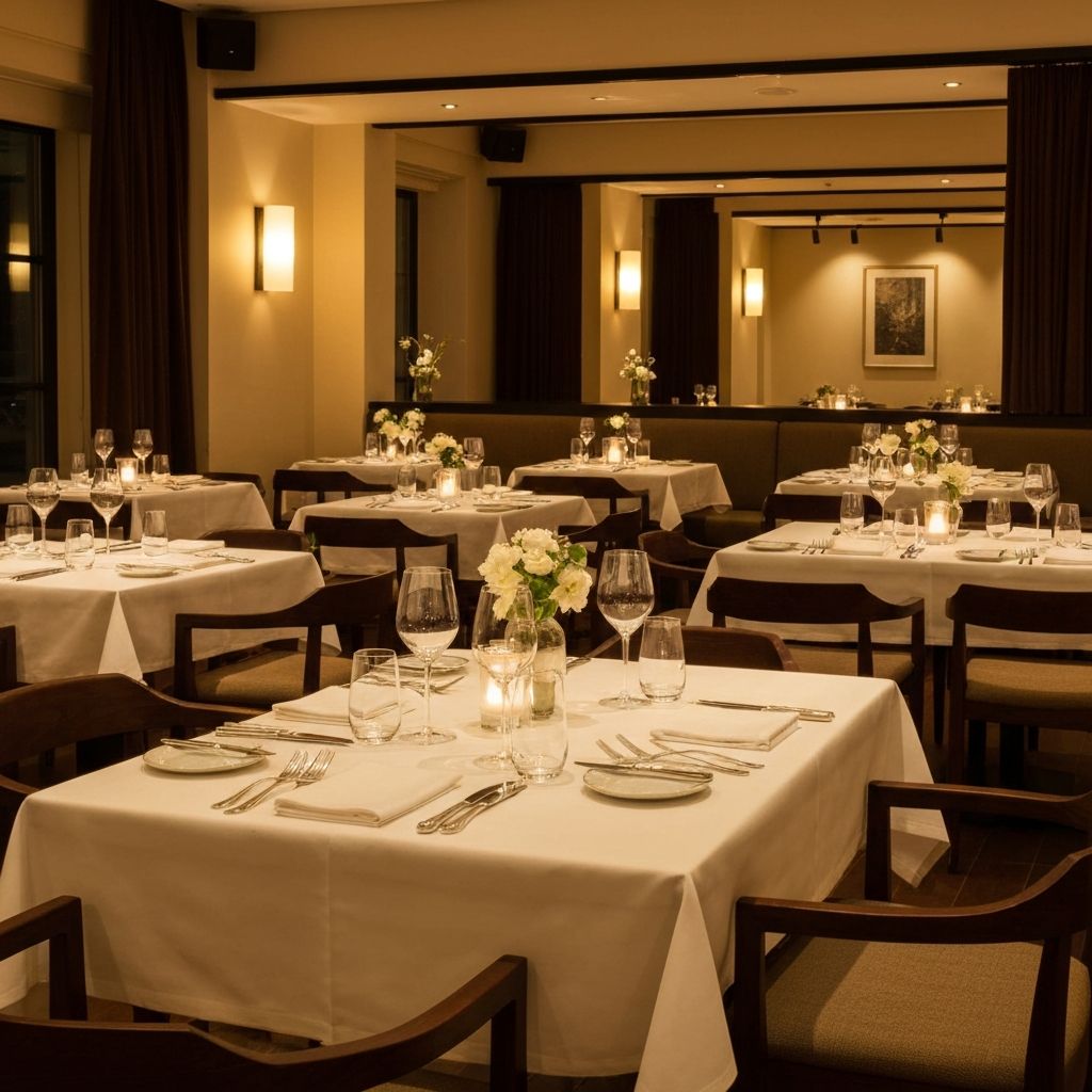 Elegant restaurant interior